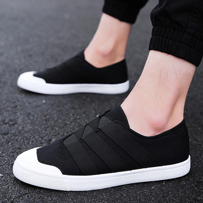Model nou de adidasi casual din material textil cu cravate elastice - doua modele