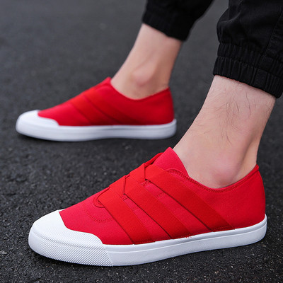Model nou de adidasi casual din material textil cu cravate elastice - doua modele