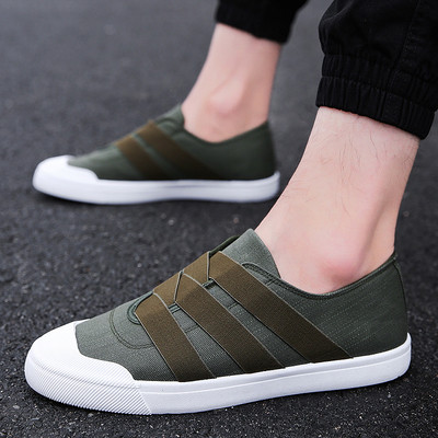 Model nou de adidasi casual din material textil cu cravate elastice - doua modele