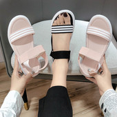 Sandale casual dama cu talpa elastica si plata