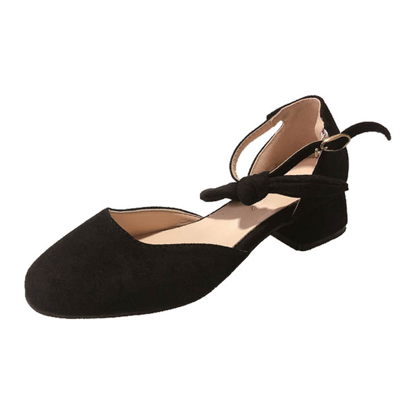 Ženske casual cipele od eko brušene kože sa trakom