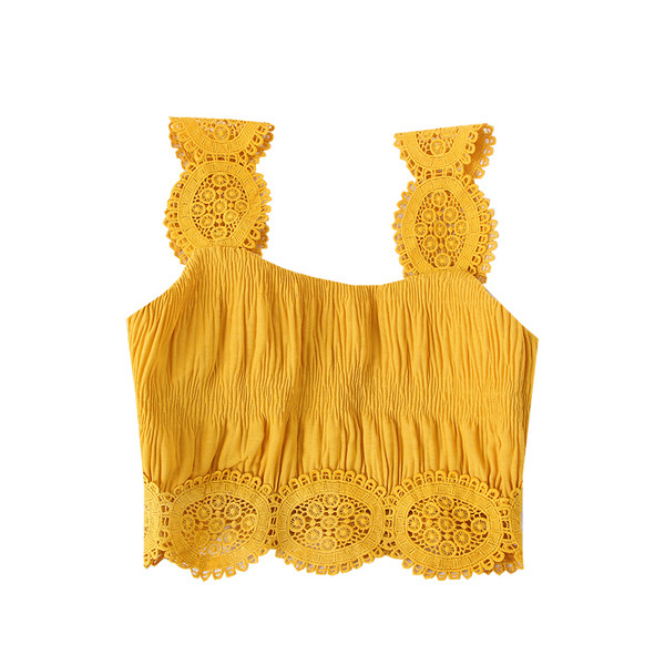 Κοντό μοντέλο γυναικείο αμάνικο με φαρδύ λουράκι