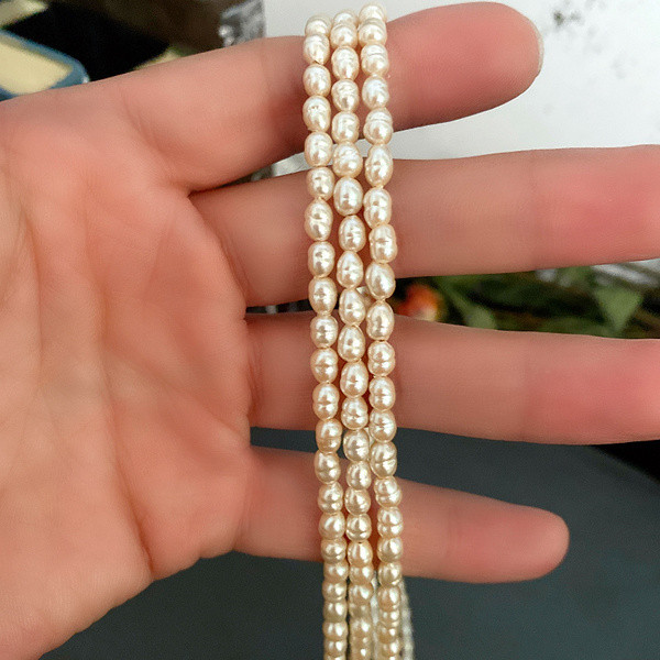 Γυναικείο κολιέ πολλαπλών σειρών με πέρλες