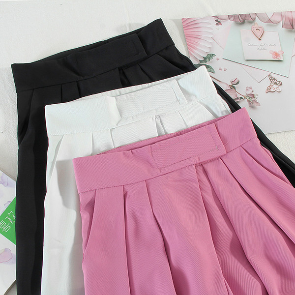 Ежедневни дамски къси панталони с висока  талия