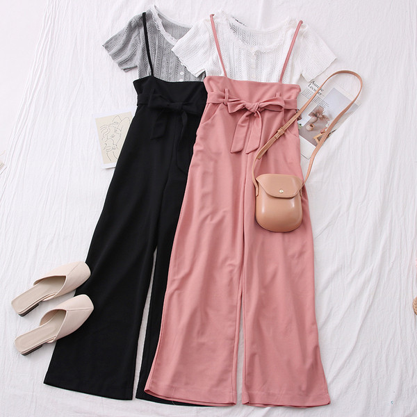 Μοντέρνες γυναικείες ολόσωμες φόρμες  μοντέλο με  ζώνη