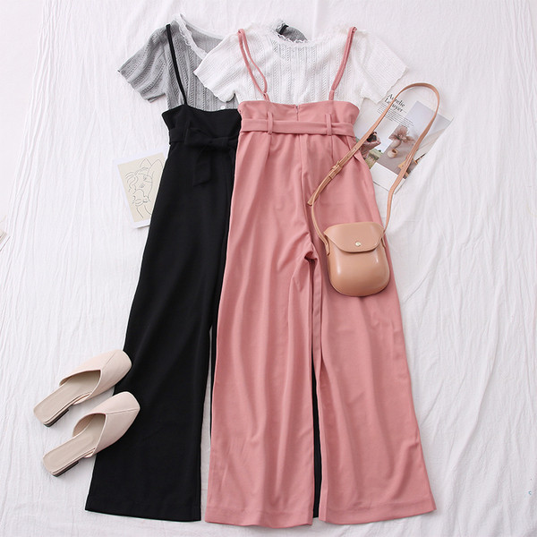 Μοντέρνες γυναικείες ολόσωμες φόρμες  μοντέλο με  ζώνη