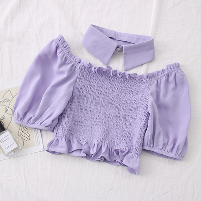 Bluza de dama model nou cu decolteu oval Model Slim