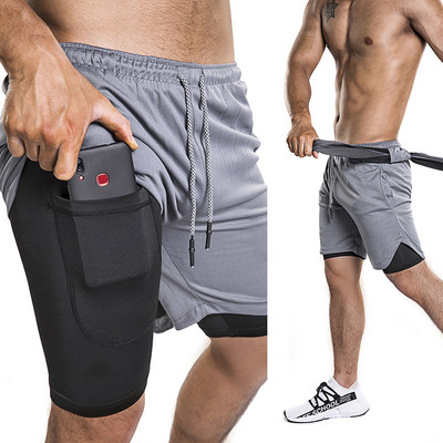 НОВ модел мъжки спортни къси панталони с джобове и връзки 