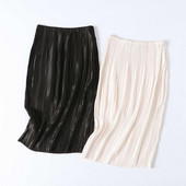 Fusta de dama model drept cu talie elastica