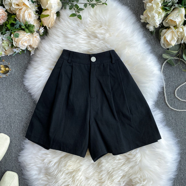 Női rövidnadrág magas derékkal