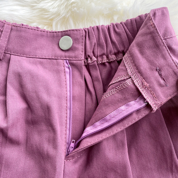 Női rövidnadrág magas derékkal