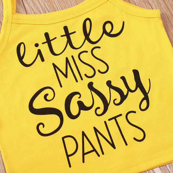 Gyerekkészlet két részből álló felső + rövidnadrág lányoknak