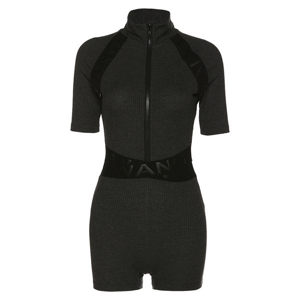 Jógához alkalmas új modell sportoverál cipzárral