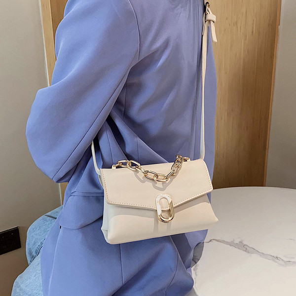 Modern női táska eko bőrből, hosszú és rövid fülekkel