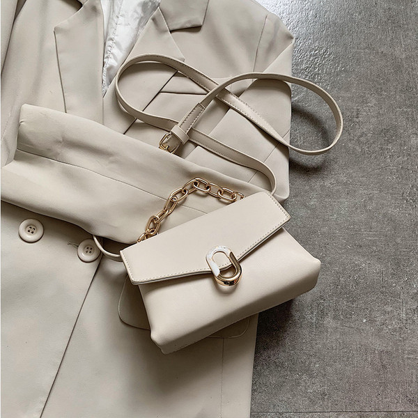 Modern női táska eko bőrből, hosszú és rövid fülekkel