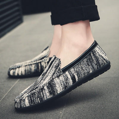 Mocasini casual pentru bărbați cu model cu model