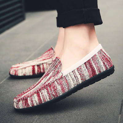 Mocasini casual pentru bărbați cu model cu model