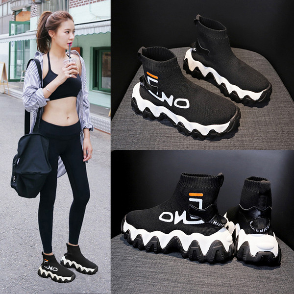 Νέο μοντέλο γυναικεία αθλητικά παπούτσια με τραχιά σόλα