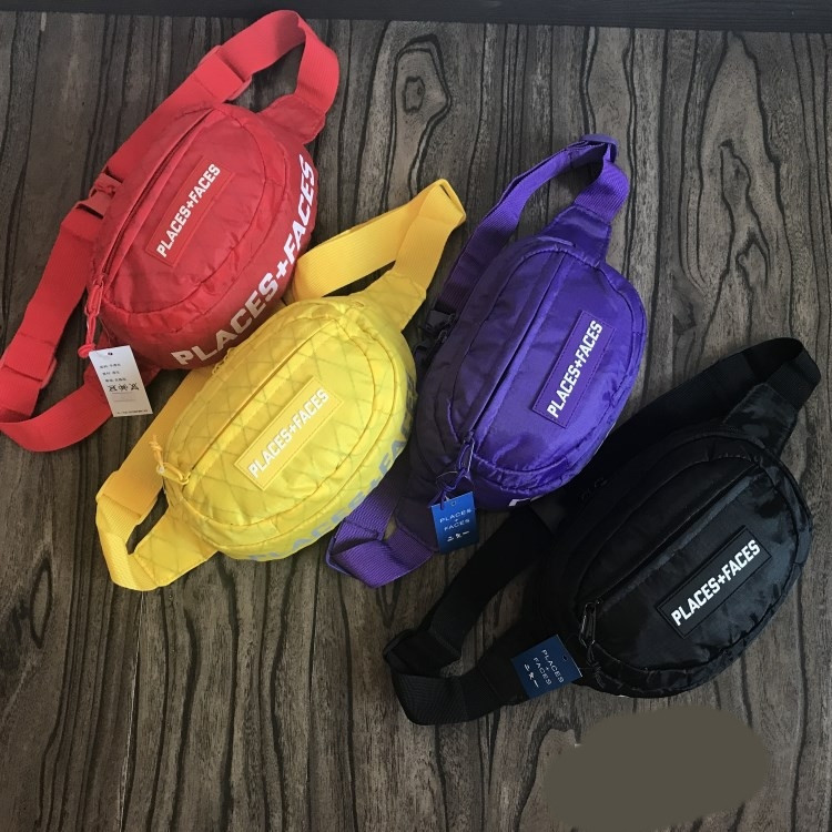 Μοντέρνα γυναικεία τσάντα μέσης κατάλληλη για άνδρες και γυναίκες με φερμουάρ σε διάφορα χρώματα