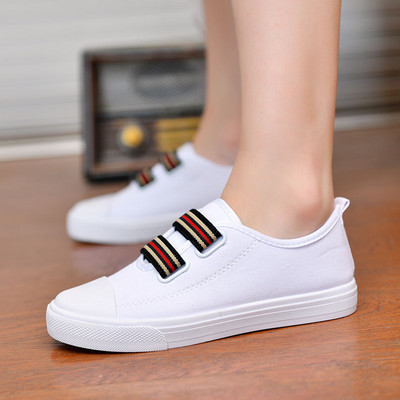 Casual γυναικεία αθλητικά παπούτσια με κορδόνια και επίπεδη σόλα