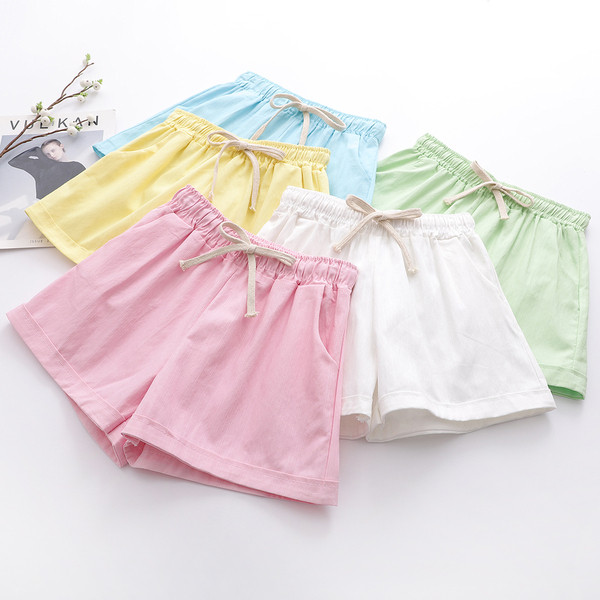 Casual γυναικεία σορτς με κορόνια και ψηλή μέση