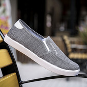 Ежедневни мъжки мокасини с надпис