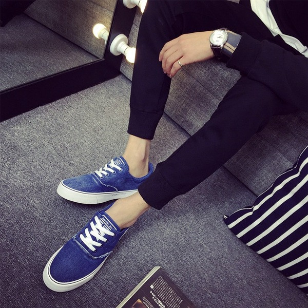 ΝΕΟ μοντέλο ανδρικά μοκασίνια τζιν