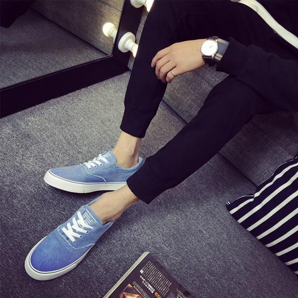 ΝΕΟ μοντέλο ανδρικά μοκασίνια τζιν