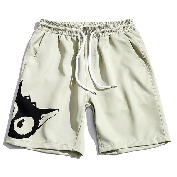 Ανδρικά σορτς με απλικέ και κορδόνια