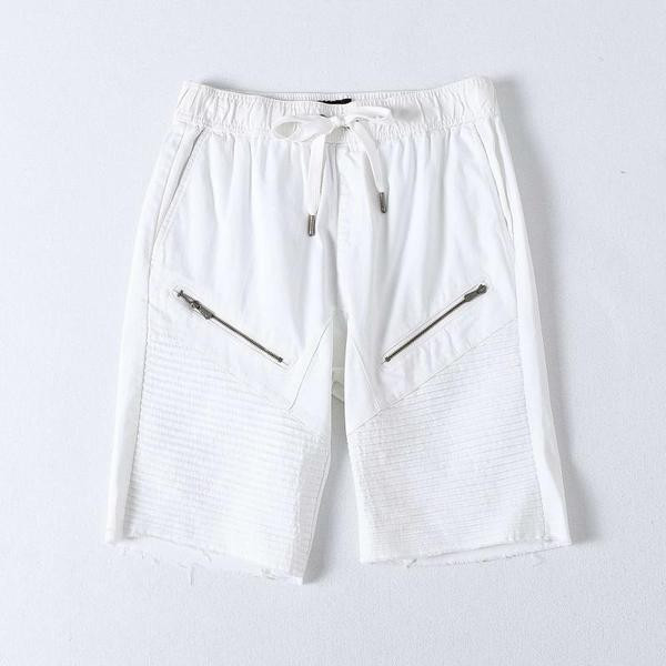 Rövid sport-alkalmi férfi nadrág cipzárral