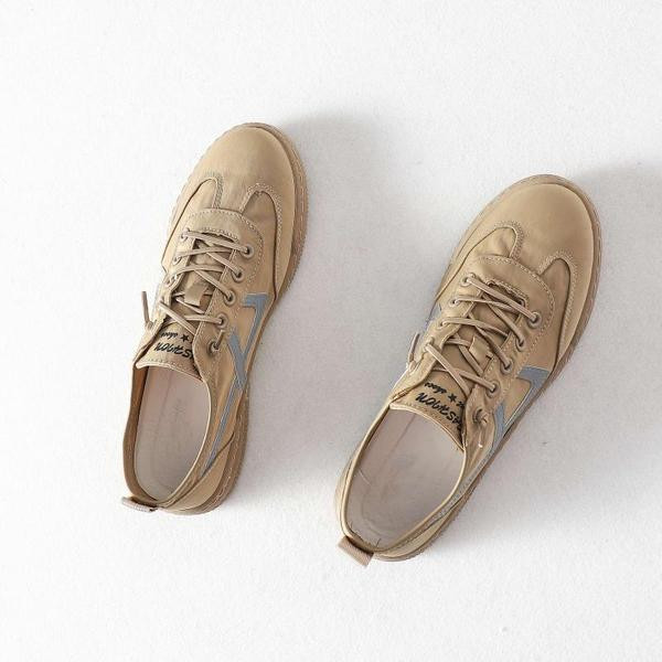 Ανδρικά παπούτσια casual από υφάσματα με κορδόνια