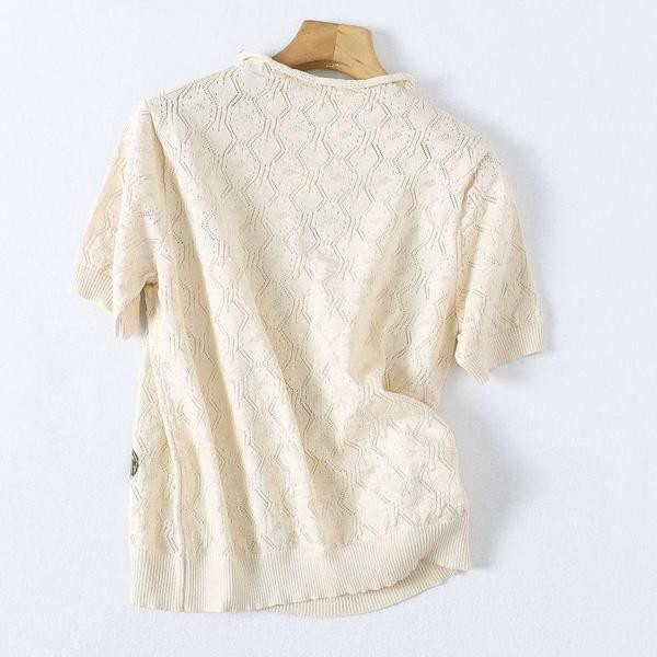 Φαρδιά γυναικεία πλεκτή  μπλούζα με τύπωμα