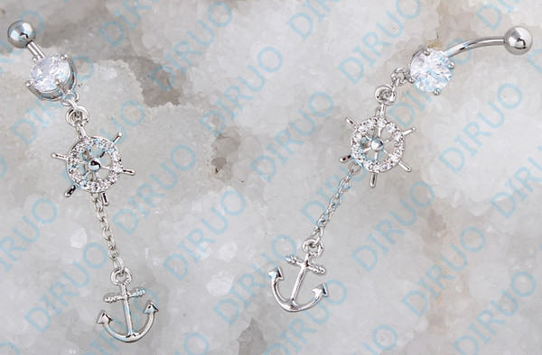 Γυναικείο  σκουλαρίκι για το ομφαλό από ανοξείδωτο ατσάλι