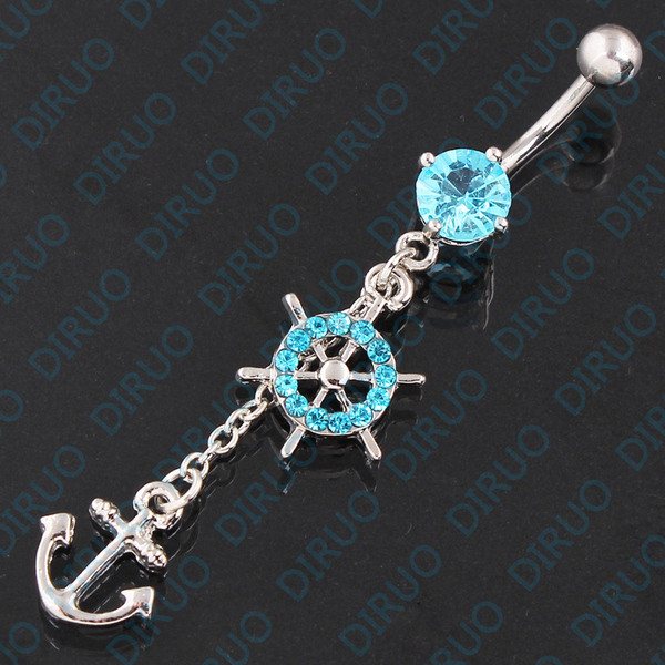 Γυναικείο  σκουλαρίκι για το ομφαλό από ανοξείδωτο ατσάλι