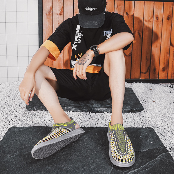 Νέο μοντέλο άνετα ανδρικά σανδάλια χωρίς στερέωση