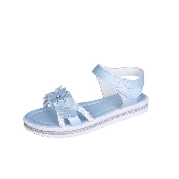 Νέο μοντέλο παιδικά σανδάλια για κορίτσια με τρισδιάστατο στοιχείο από οικολογικό δέρμα