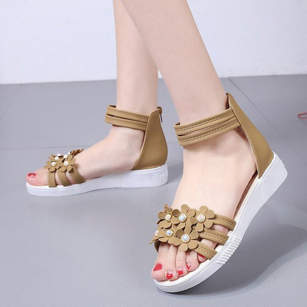 Casual παιδικά σανδάλια με διακόσμηση πέτρες για κορίτσια