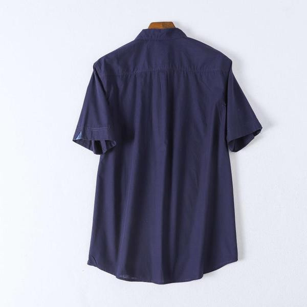 Meeste vabaaja särk lühikeste varrukate ja taskutega