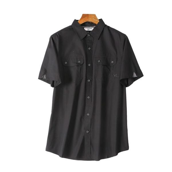 Meeste vabaaja särk lühikeste varrukate ja taskutega