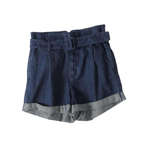 Új rövid farmer modell magas derékkal és övvel