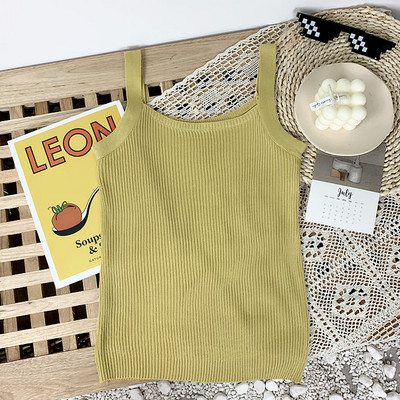 Καθημερινό γυναικείο αμάνικο με λεπτούς ιμάντες σε διάφορα χρώματα