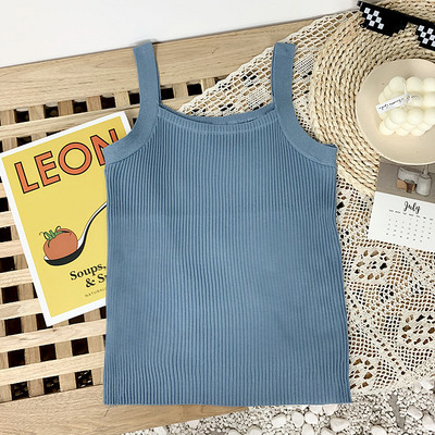 Καθημερινό γυναικείο αμάνικο με λεπτούς ιμάντες σε διάφορα χρώματα