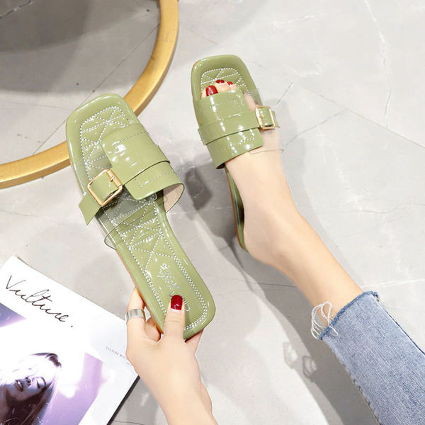 Νέο μοντέλο casual γυναικείες παντόφλες από οικολογικό δέρμα