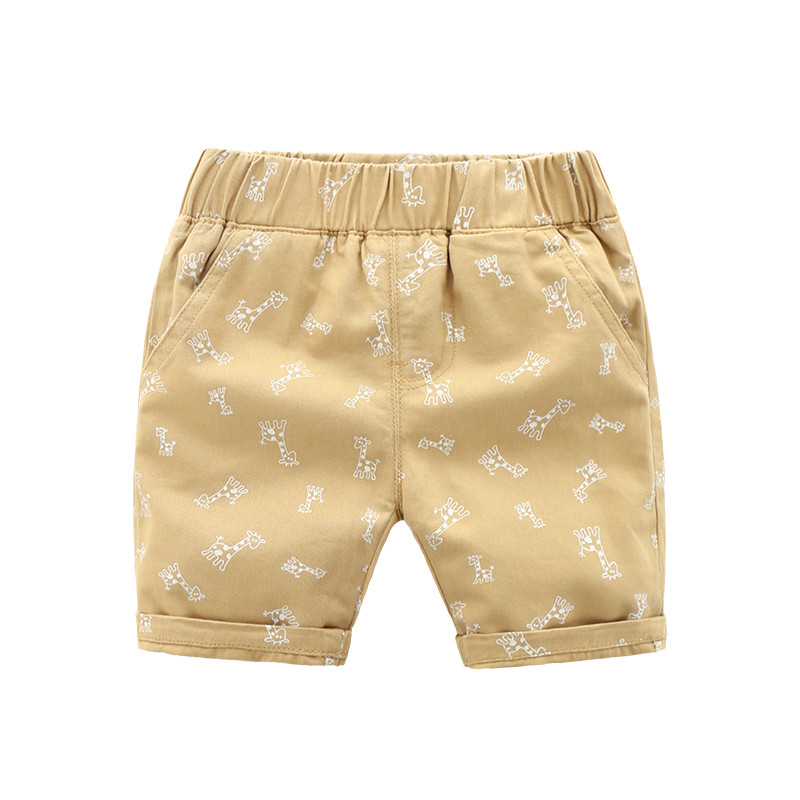 Alkalmi gyerek rövidnadrág gombokkal és zsebekkel