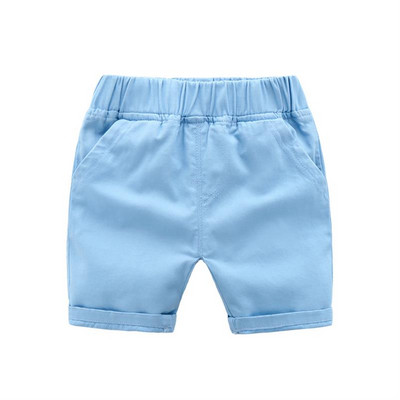 Model uni de pantaloni scurți pentru copii cu elastic și buzunare