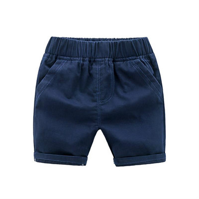 Model uni de pantaloni scurți pentru copii cu elastic și buzunare