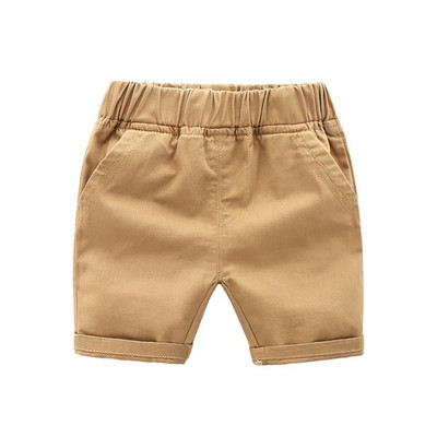 Model uni de pantaloni scurți pentru copii cu elastic și buzunare