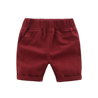 Model uni de pantaloni scurți pentru copii cu elastic și buzunare