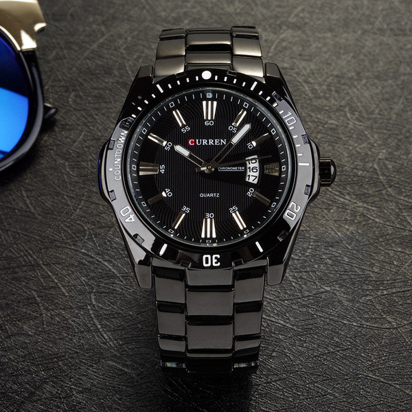 Férfi kvarc óra rozsdamentes acélból