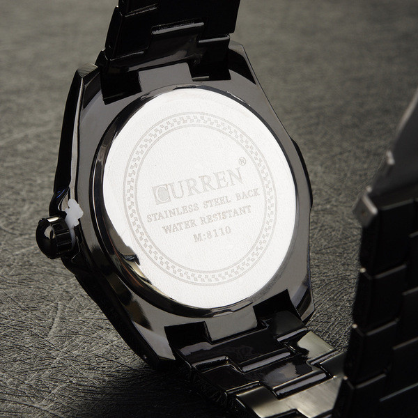 Férfi kvarc óra rozsdamentes acélból